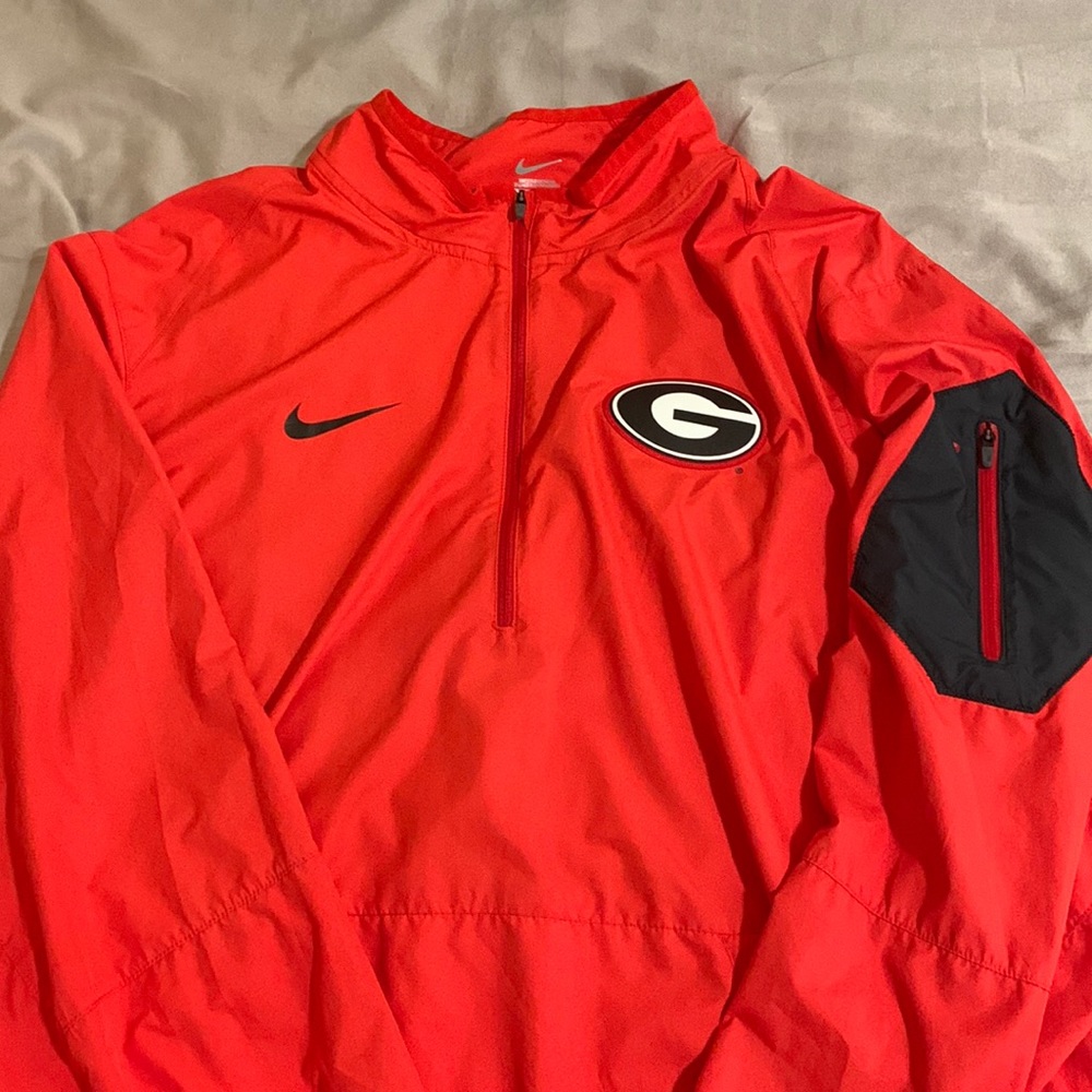 Nike Pro Georgia On-field Quarter Zip Size XL Red